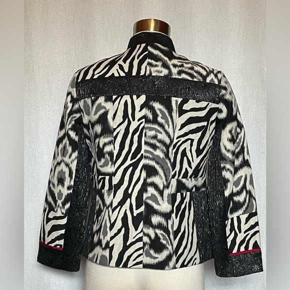 Chico’s zebra print blazer - Picture 2 of 5